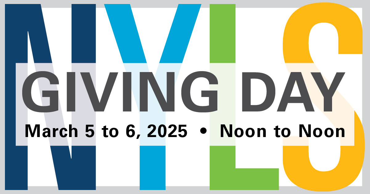 NYLS Giving Day, March 5 to 6, 2025, noon to noon